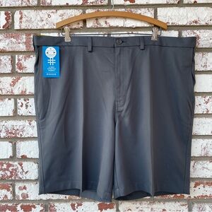 Haggar | Cool 18 Pro Gray Expandable Waist Golf Shorts